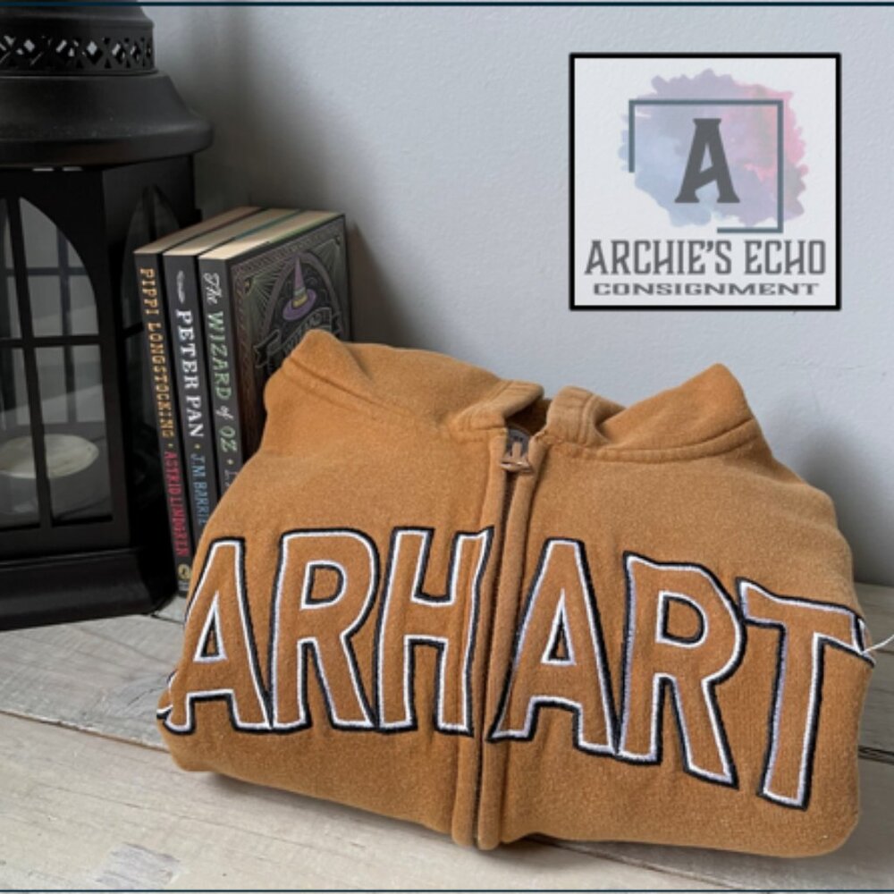 Carhartt Boys' Zip-up Hooded Long Sleeve Sweatshirt